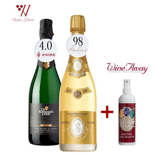 Bundle Sparkling Louis Roederer Cristal Dr Frank Konstantin Blanc De Noir Free Wine Away